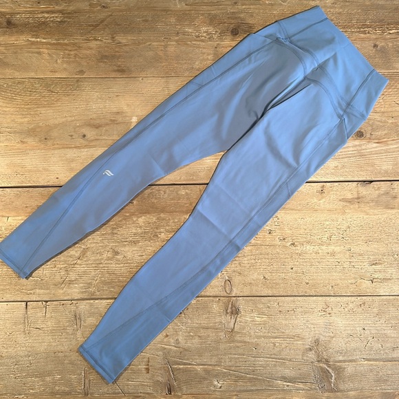 NWT- Fabletics PureLuxe HW Pocket Full length Legging-ELEMENTAL BLUE (27inch) - Picture 4 of 11